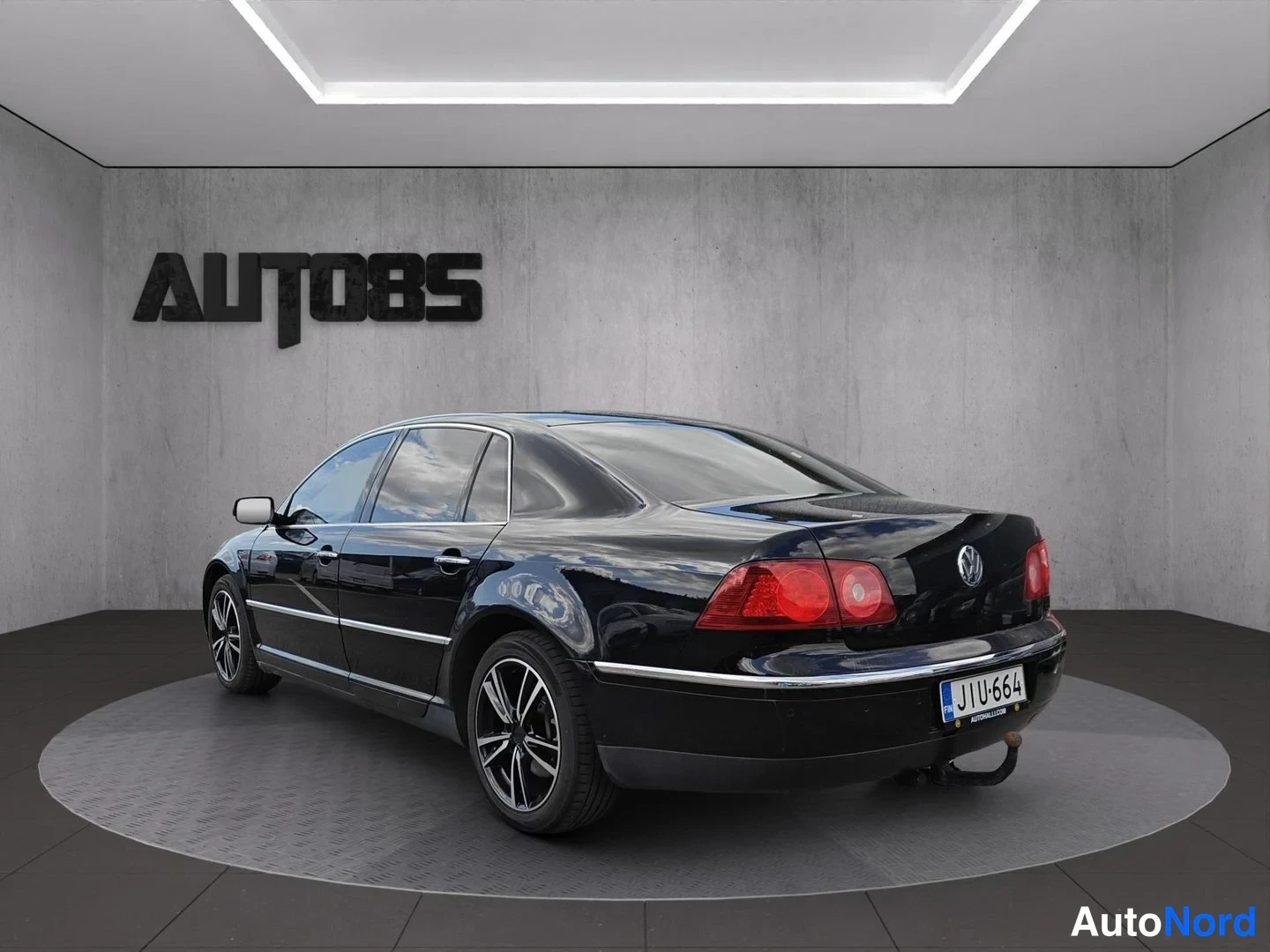 Musta Volkswagen Phaeton 2009, takaviisto, kuva 7