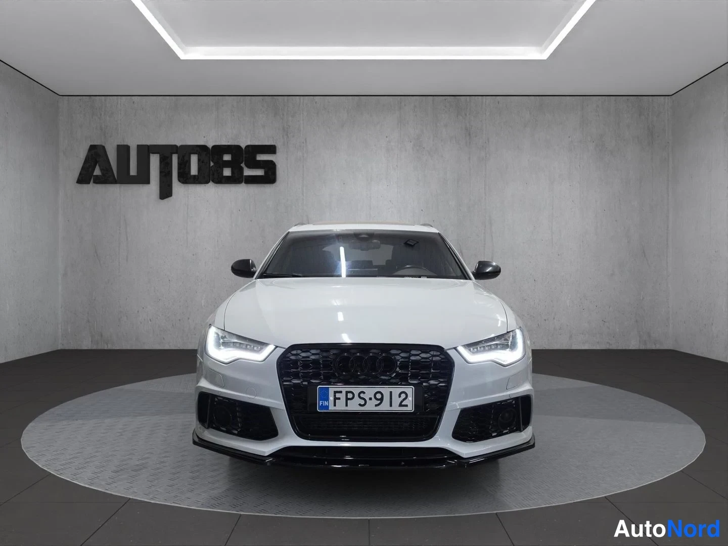 Valkoinen Audi A6 Avant 2013, ulkokuva 3 – Kaarina