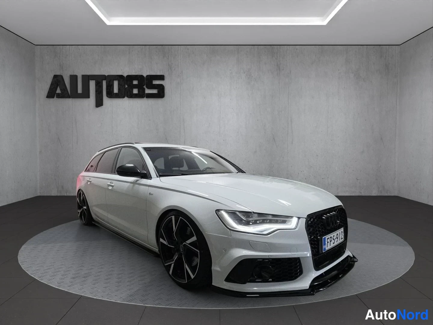 Valkoinen Audi A6 Avant 2013, ulkokuva 4 – Kaarina