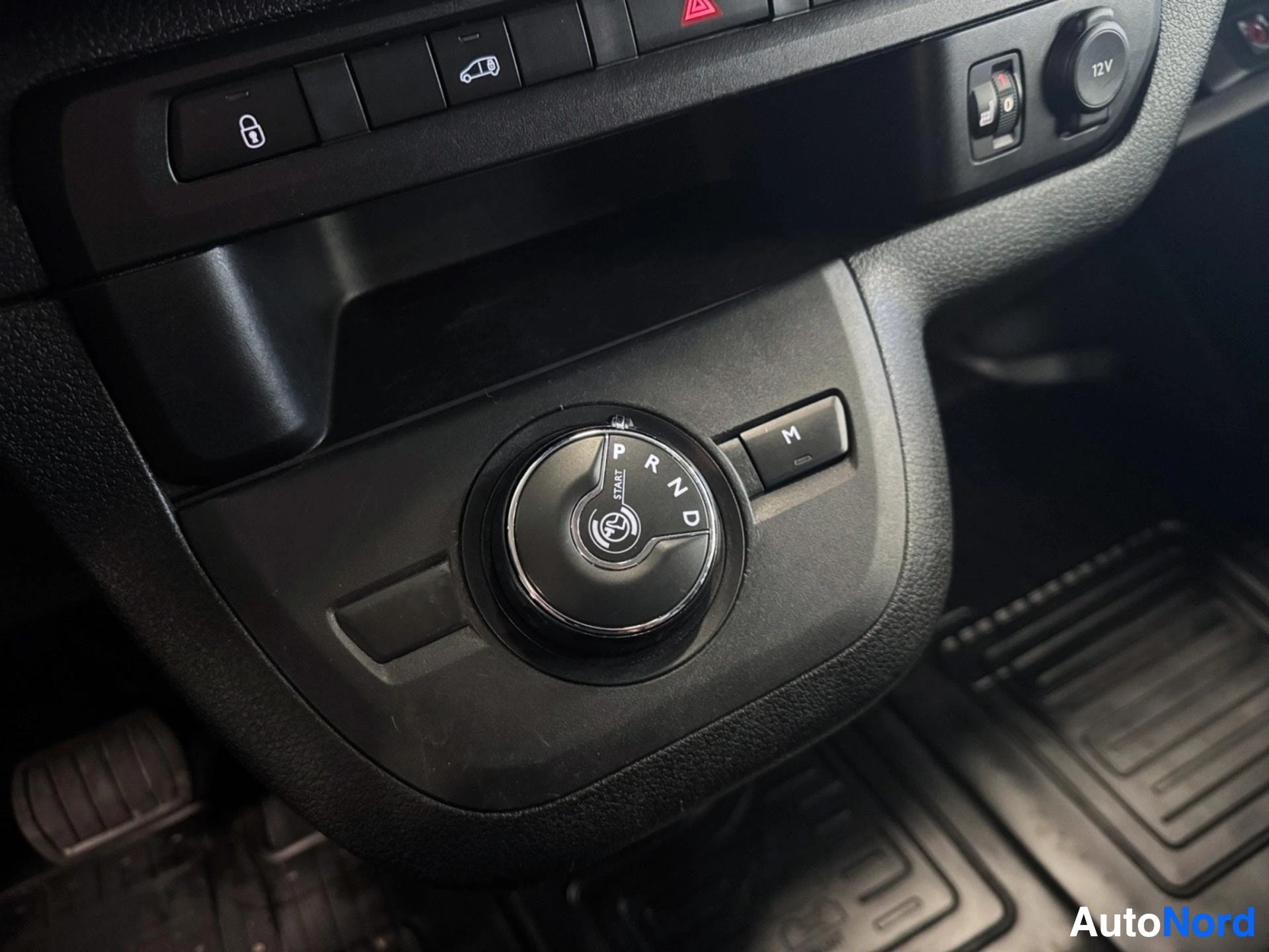 Interior gear shift lever and dashboard control buttons and switches