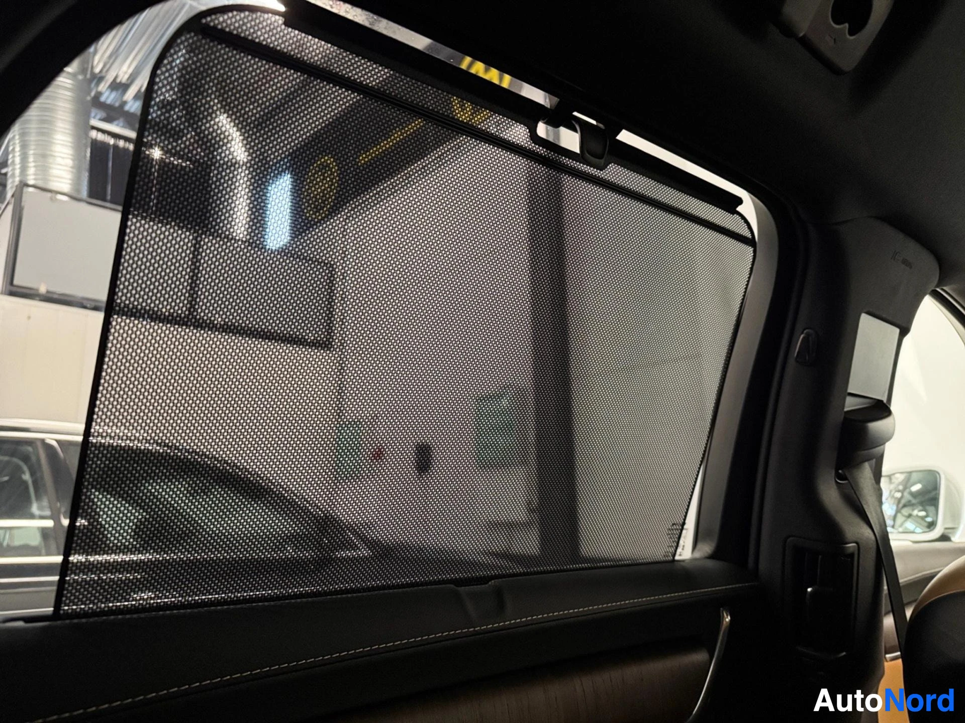 Sun shade installed on rear side window