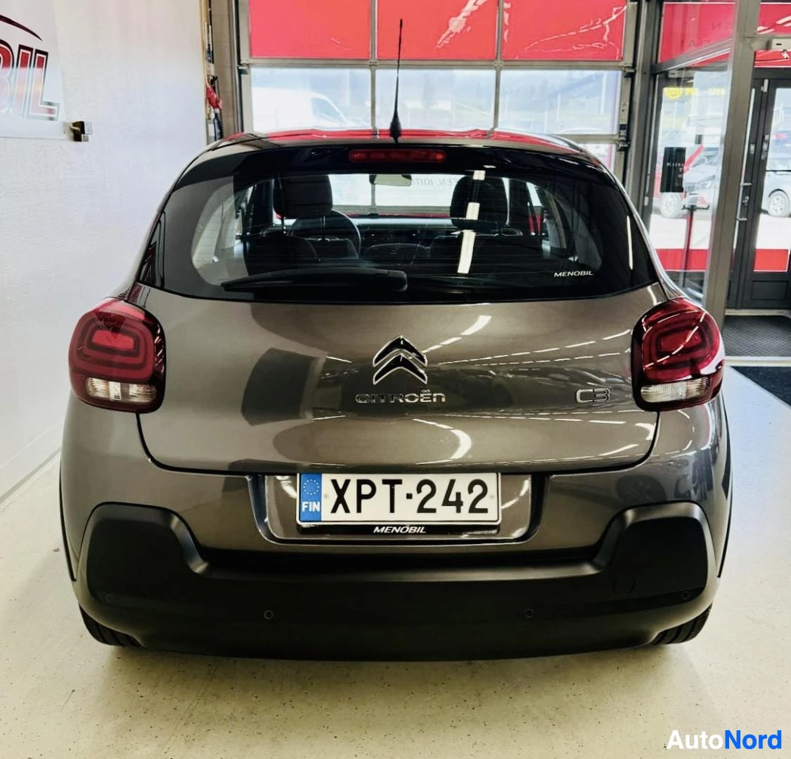 Harmaa Citroen C3 2021, takaa, kuva 8