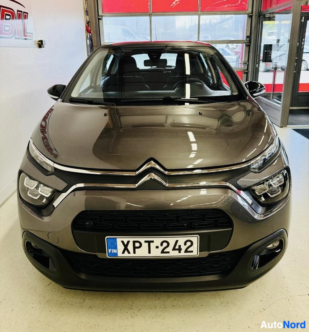 Harmaa Citroen C3 2021, edestä, kuva 3