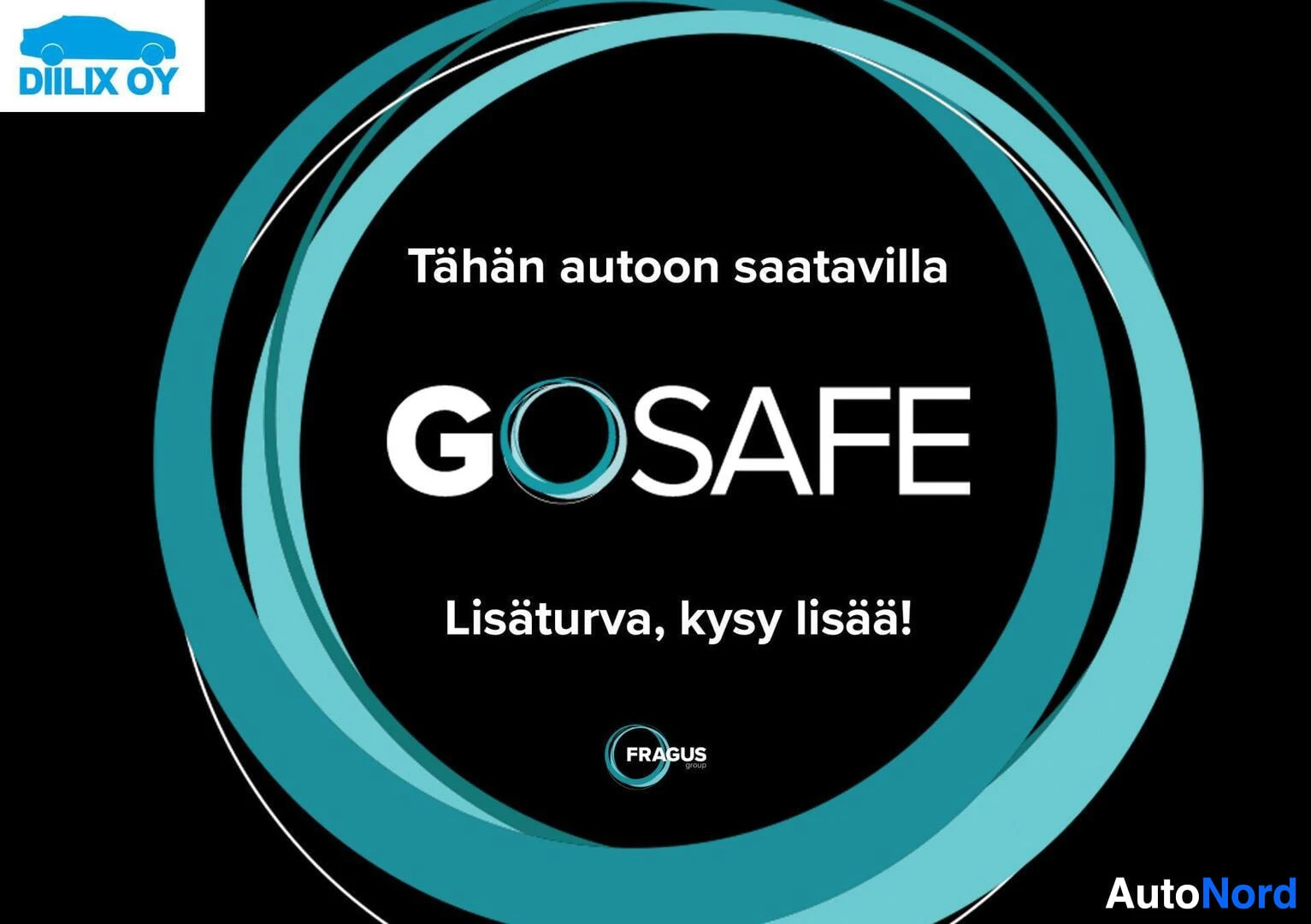 Muu: Tähän autoon saatavilla GOSAFE -palvelu. Tietoisuusmainos tietoturvasta kysy lisää
