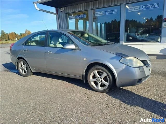 Hopea Nissan Primera 2006, etuviisto, keula oikealle, kuva 2