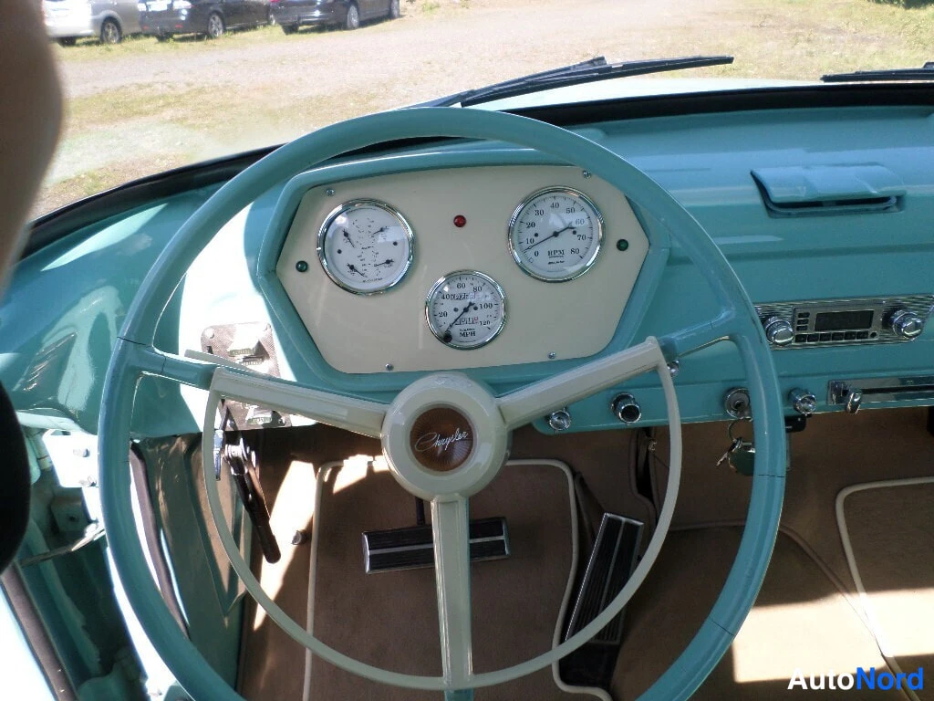 Turquoise Dodge Pickup 1959, cockpit, photo 10