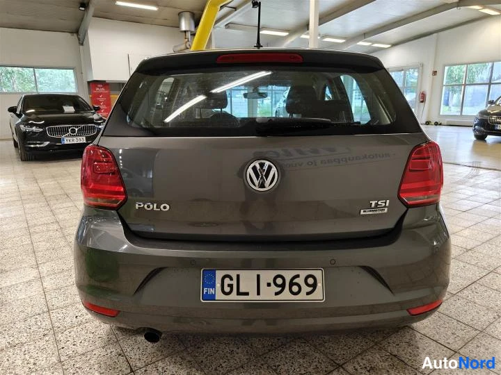 Harmaa Volkswagen Polo 2014, takaa, kuva 7