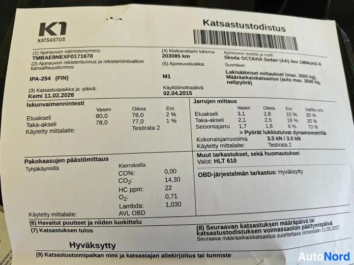 Musta Skoda Octavia 2015, kuva 24