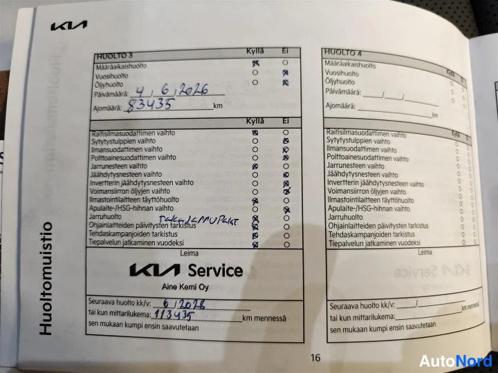 Keltainen Kia EV6 2023, asiakirja, kuva 35