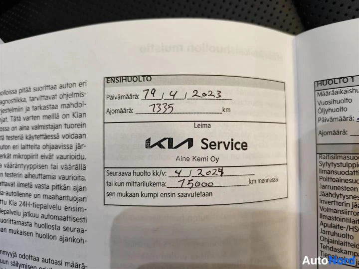 Keltainen Kia EV6 2023, asiakirja, kuva 37