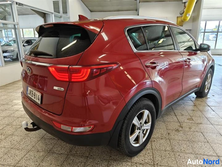 Punainen Kia Sportage 2016, takaviisto, kuva 6