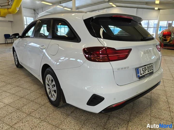 Valkoinen Kia Ceed 2023, takaviisto, kuva 4