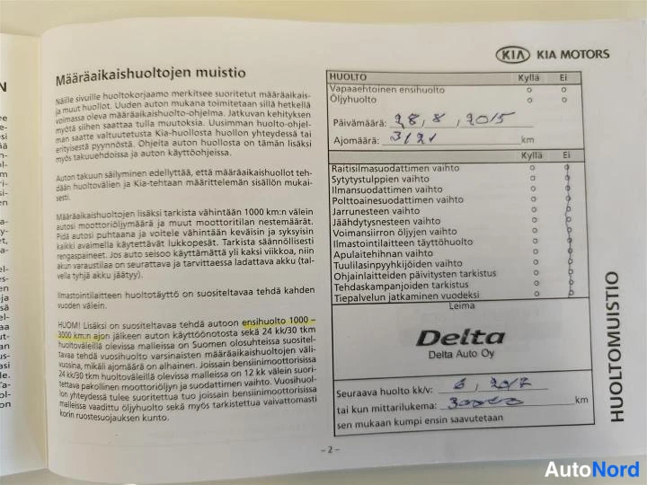 Valkoinen Kia SOUL 2015, asiakirja, kuva 24