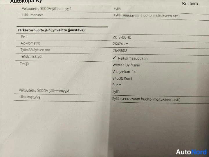 Sininen Skoda Rapid Spaceback 2018, asiakirja, kuva 37