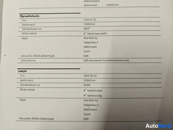 Musta Skoda Superb 2020, asiakirja, kuva 32