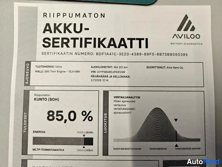 Musta Volvo S90 2018, asiakirja, kuva 33
