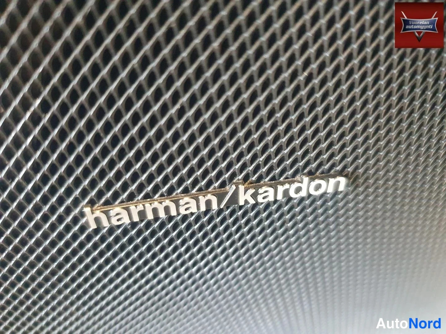 Muu: harman/kardon-merkitty kaiuttimen verkko (kuvattu läheltä).