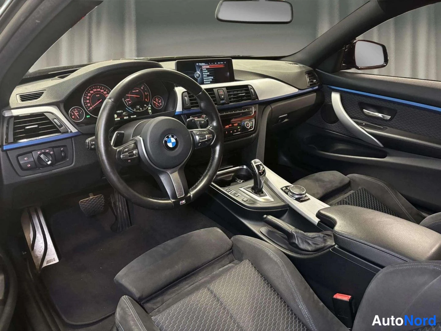 Harmaa BMW 435d xDrive 2015, ohjaamo, kuva 14