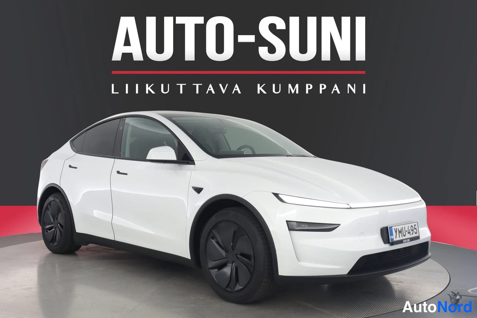 Valkoinen Tesla Model Y 2025, ulkokuva 1 – Lappeenranta
