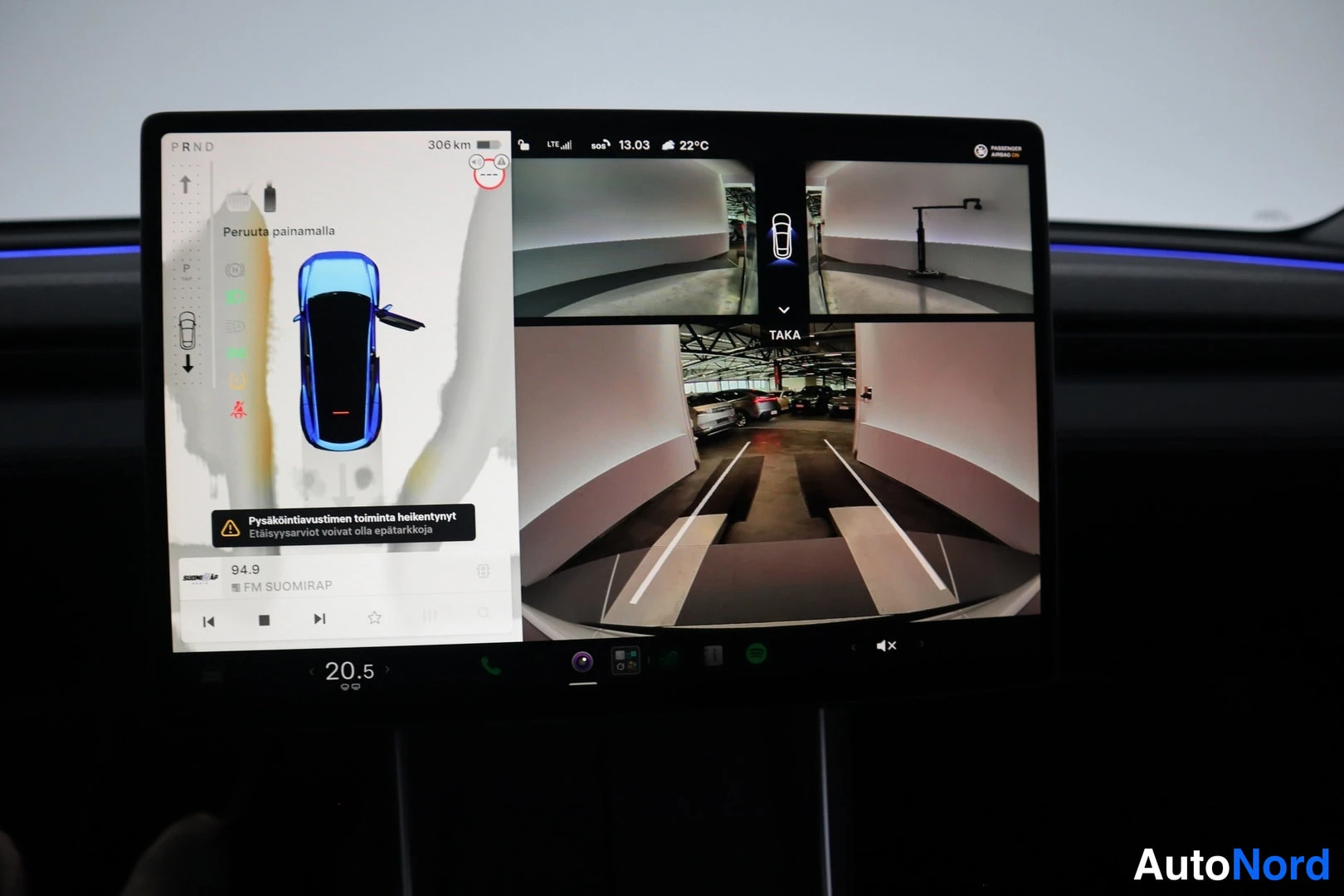 Valkoinen Tesla Model Y 2025, ulkokuva 17 – Lappeenranta
