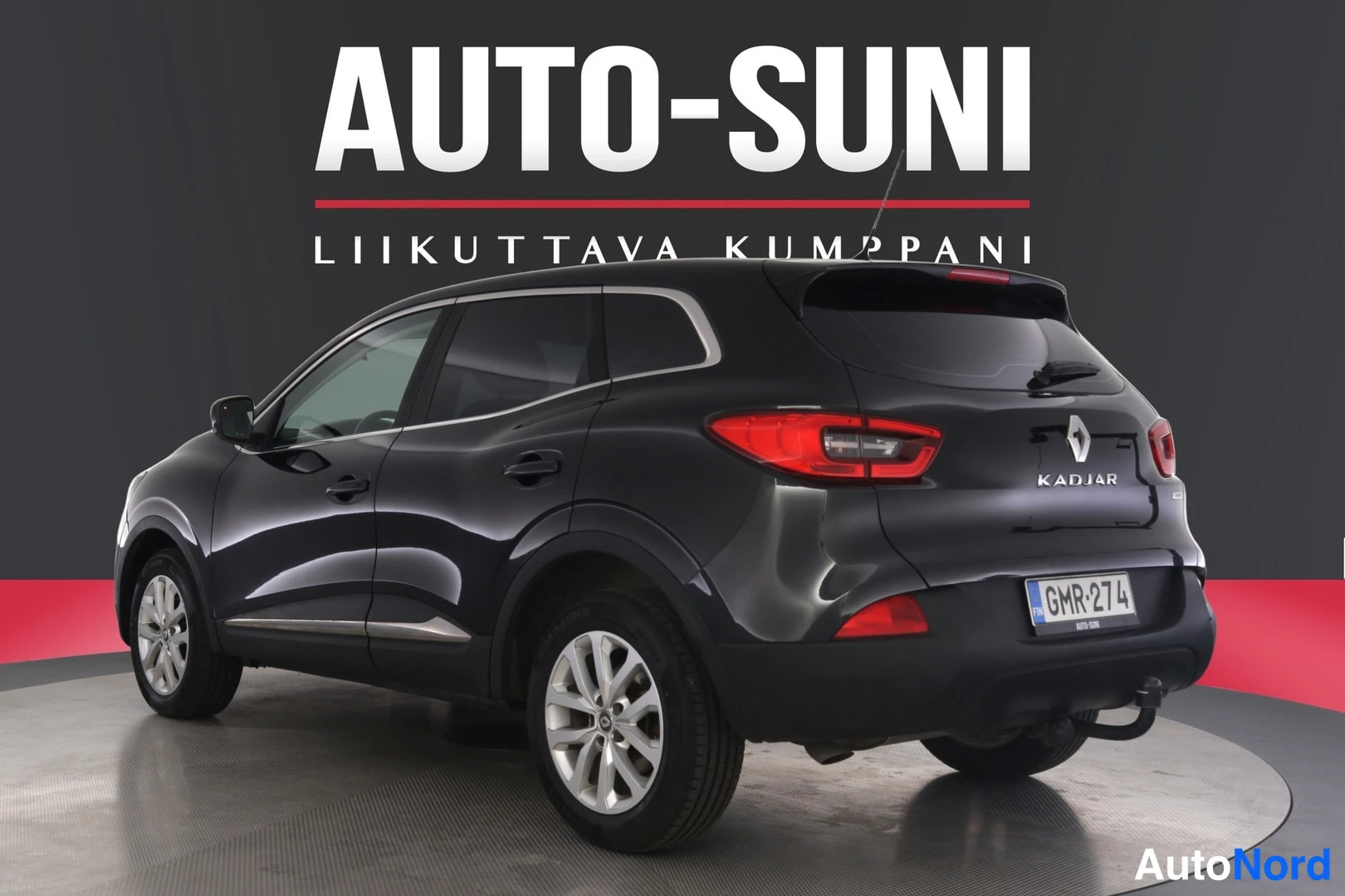 Musta Renault Kadjar 2017, takaviisto, kuva 8
