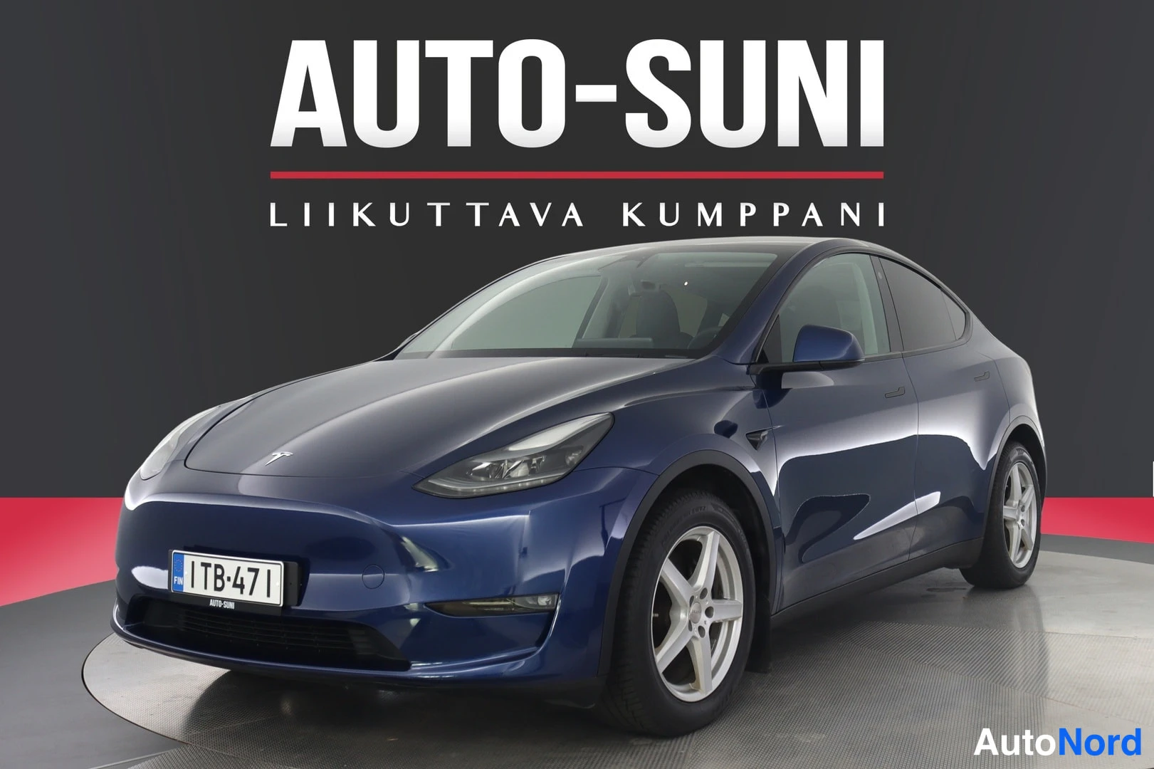 Sininen Tesla Model Y 2023, ulkokuva 6 – Lappeenranta