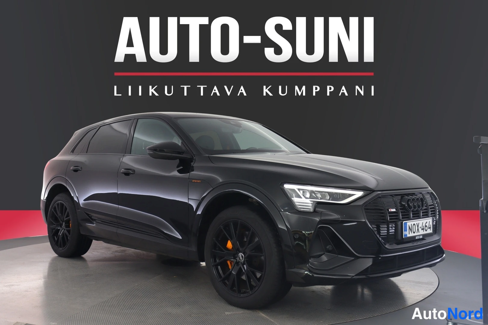 Musta Audi e-tron 2023, ulkokuva 1 – Lappeenranta