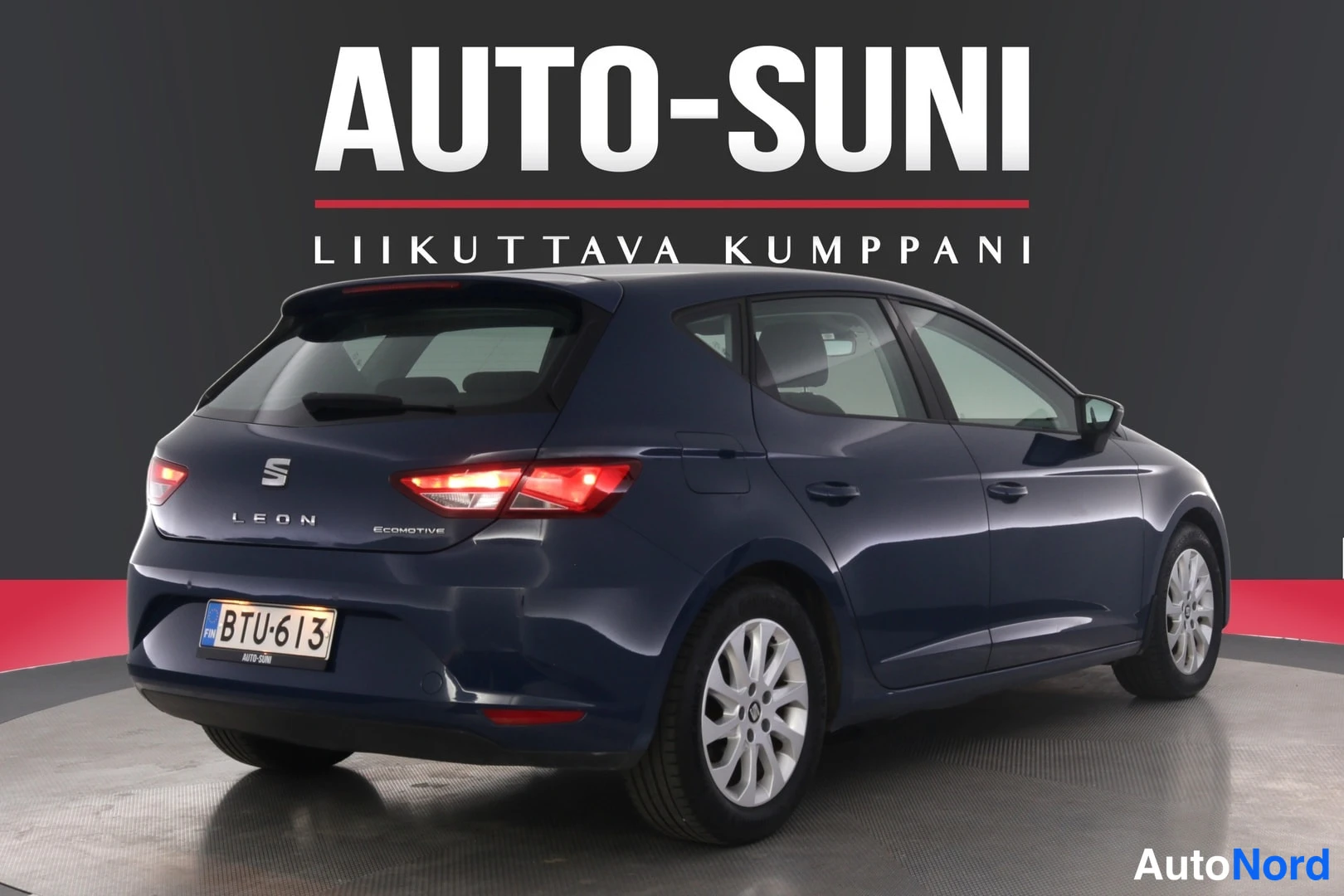 Sininen Seat Leon 2017, takaviisto, kuva 6