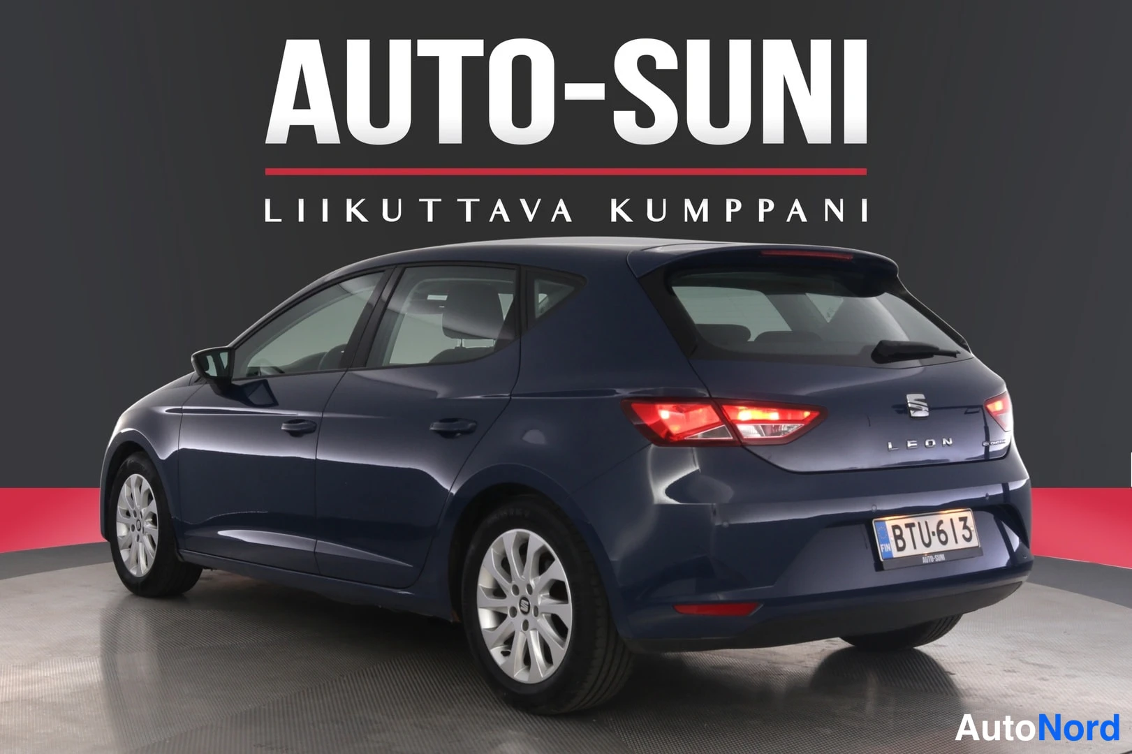 Sininen Seat Leon 2017, takaviisto, kuva 7