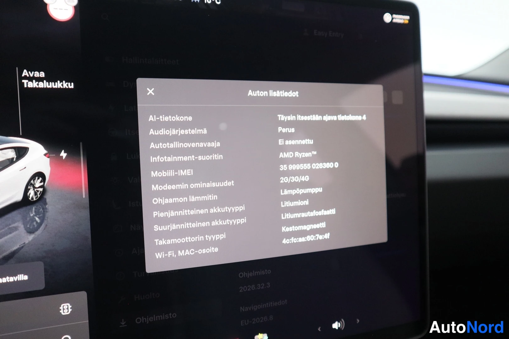 Valkoinen Tesla Model 3 2024, ulkokuva 17 – Lappeenranta