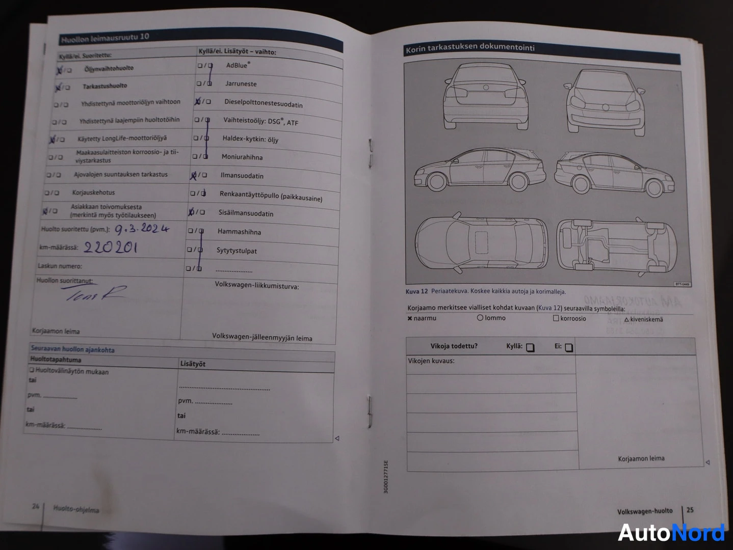 Ruskea Volkswagen Golf 2017, asiakirja, kuva 21