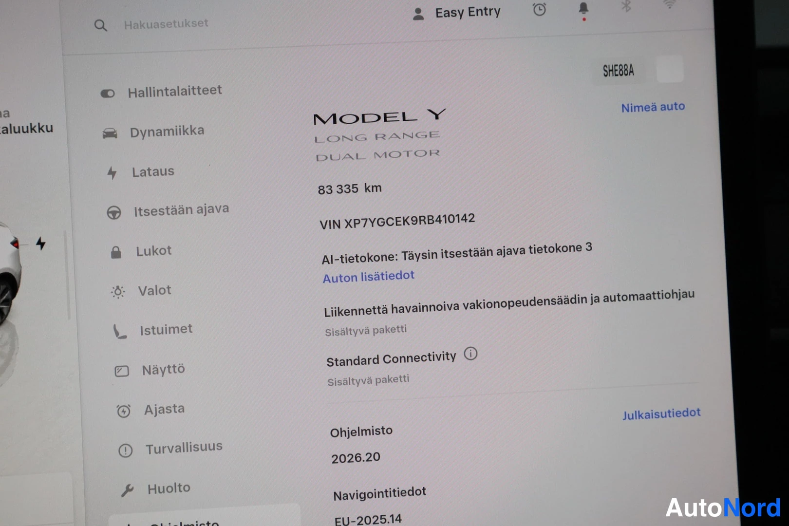 Valkoinen Tesla Model Y 2024, ulkokuva 11 – Lappeenranta