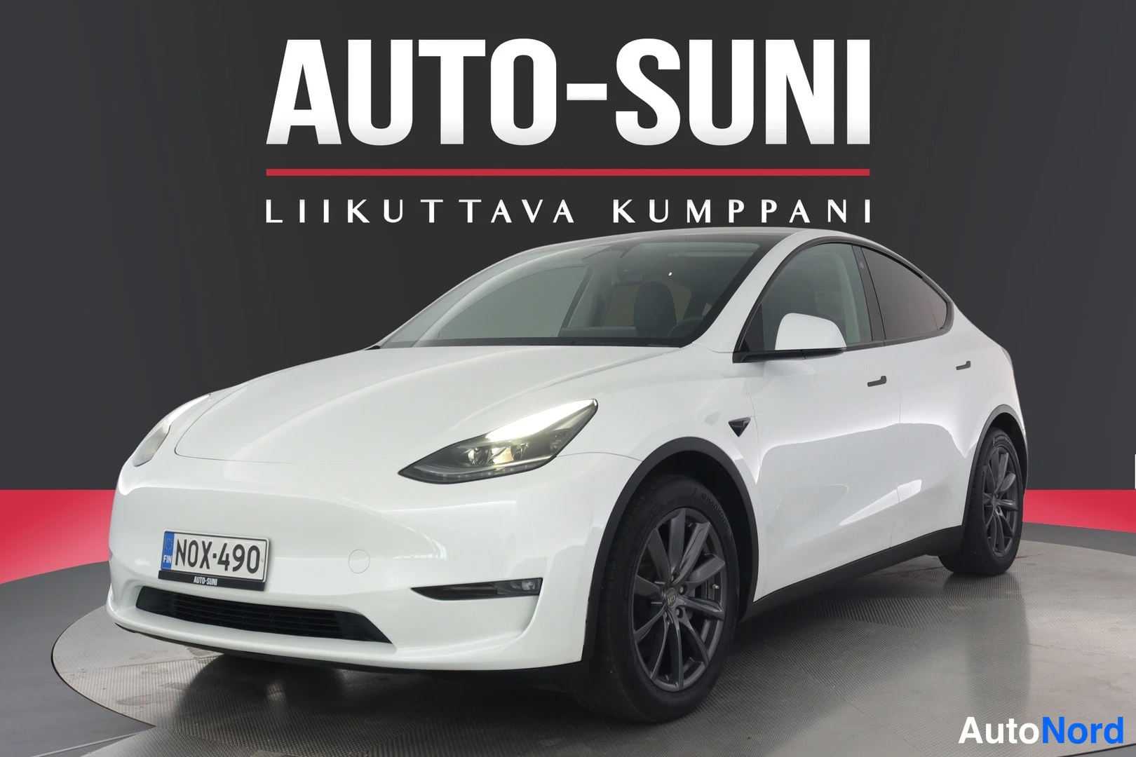 Valkoinen Tesla Model Y 2024, ulkokuva 6 – Lappeenranta