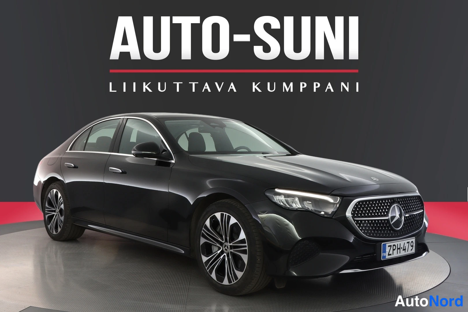 Musta Mercedes-Benz E 2025, ulkokuva 1 – Lappeenranta