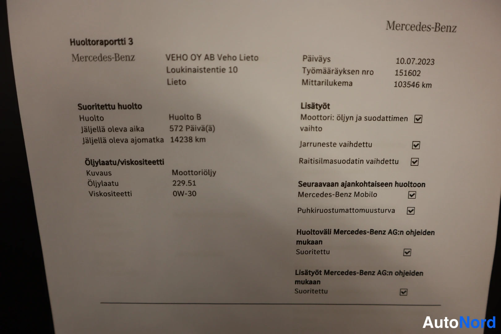 Musta Mercedes-Benz Vito 2021, asiakirja, kuva 39