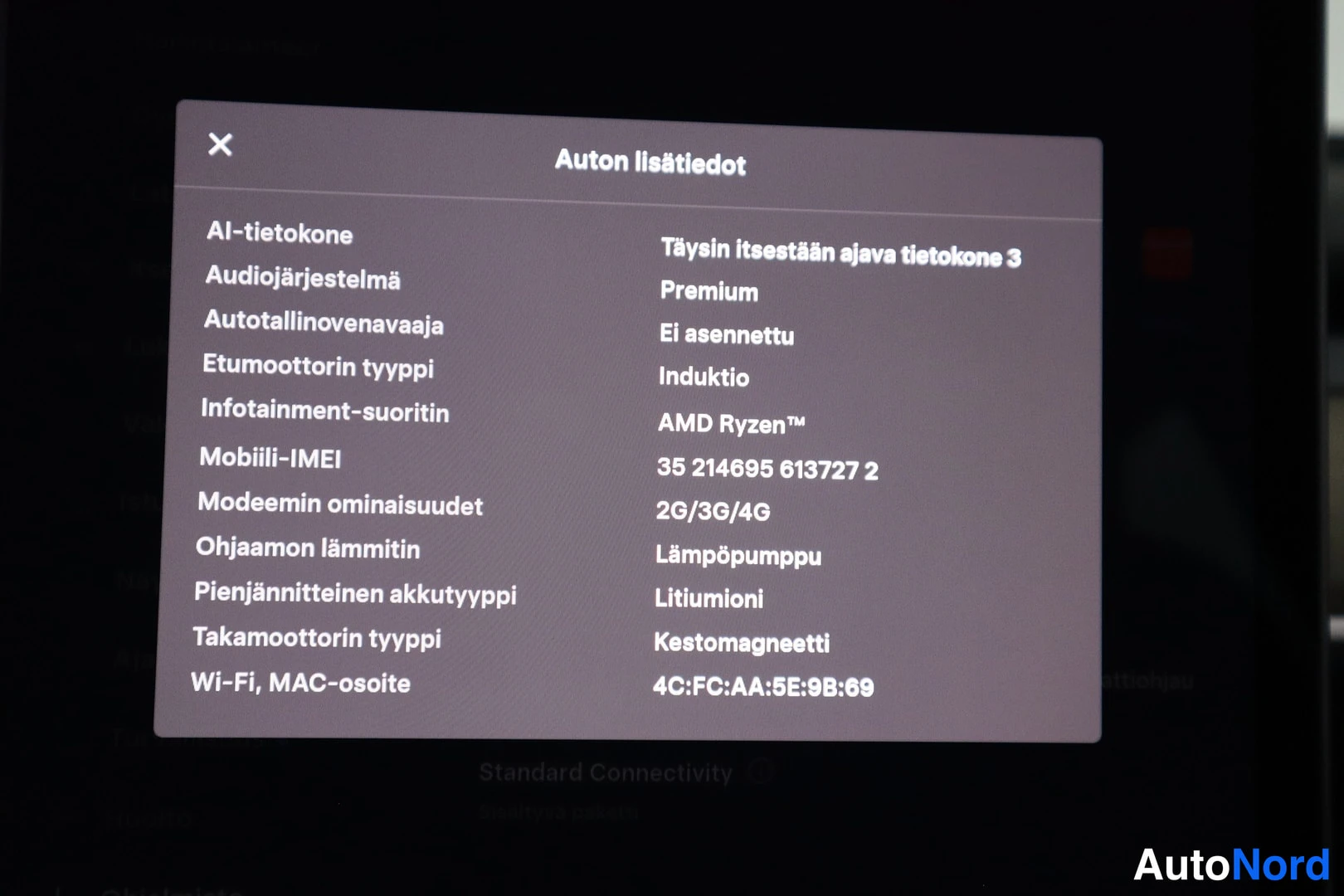 Valkoinen Tesla Model Y 2022, ulkokuva 12 – Lappeenranta