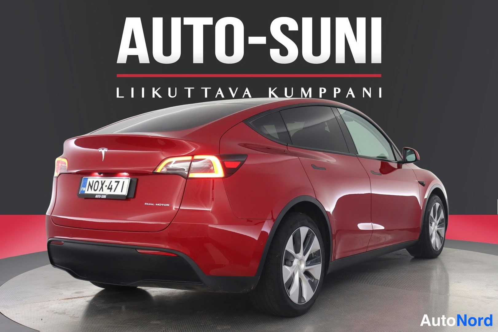 Valkoinen Tesla Model Y 2022, ulkokuva 3 – Lappeenranta