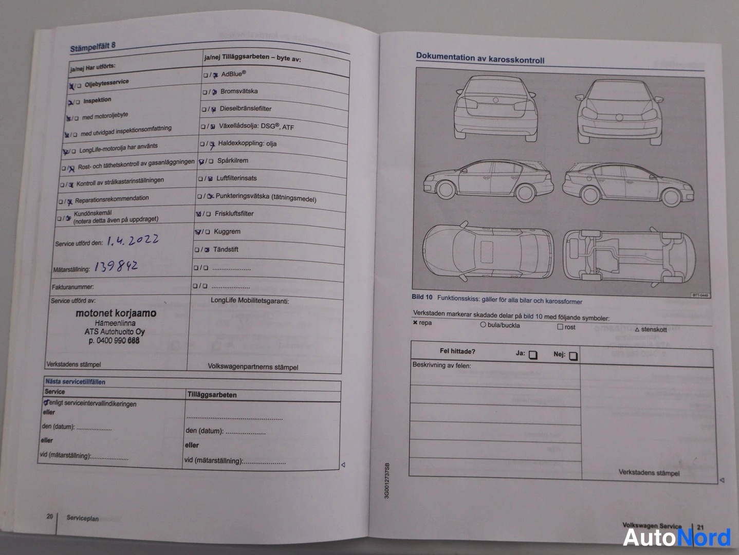 Valkoinen Volkswagen Passat 2015, asiakirja, kuva 36
