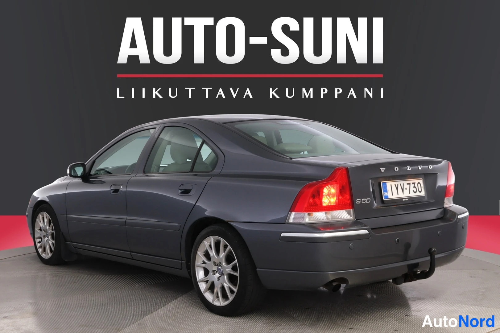 Beige Volvo S60 2008, takaviisto, kuva 6