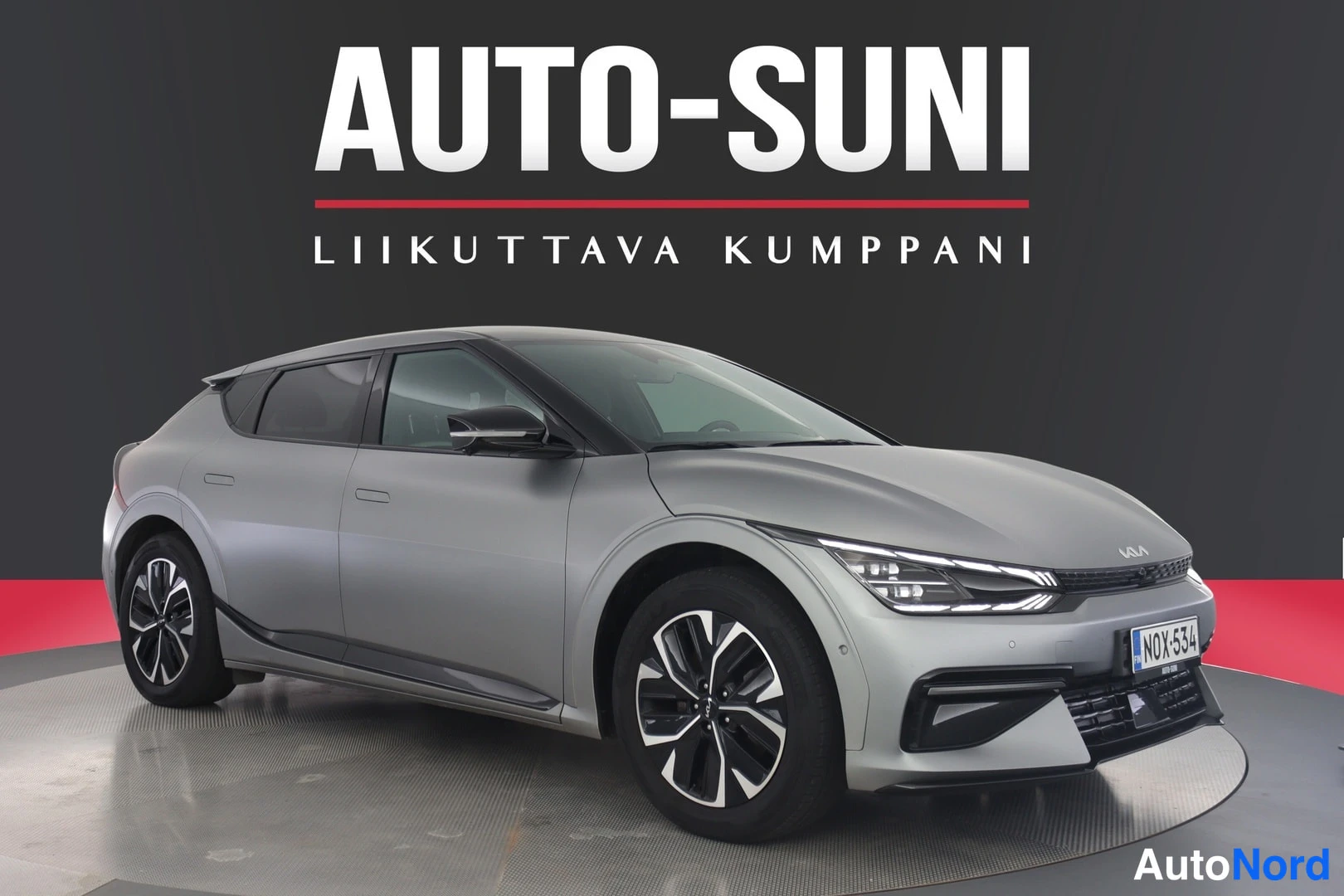 Hopea Kia EV6 2022, etuviisto, keula oikealle, kuva 3