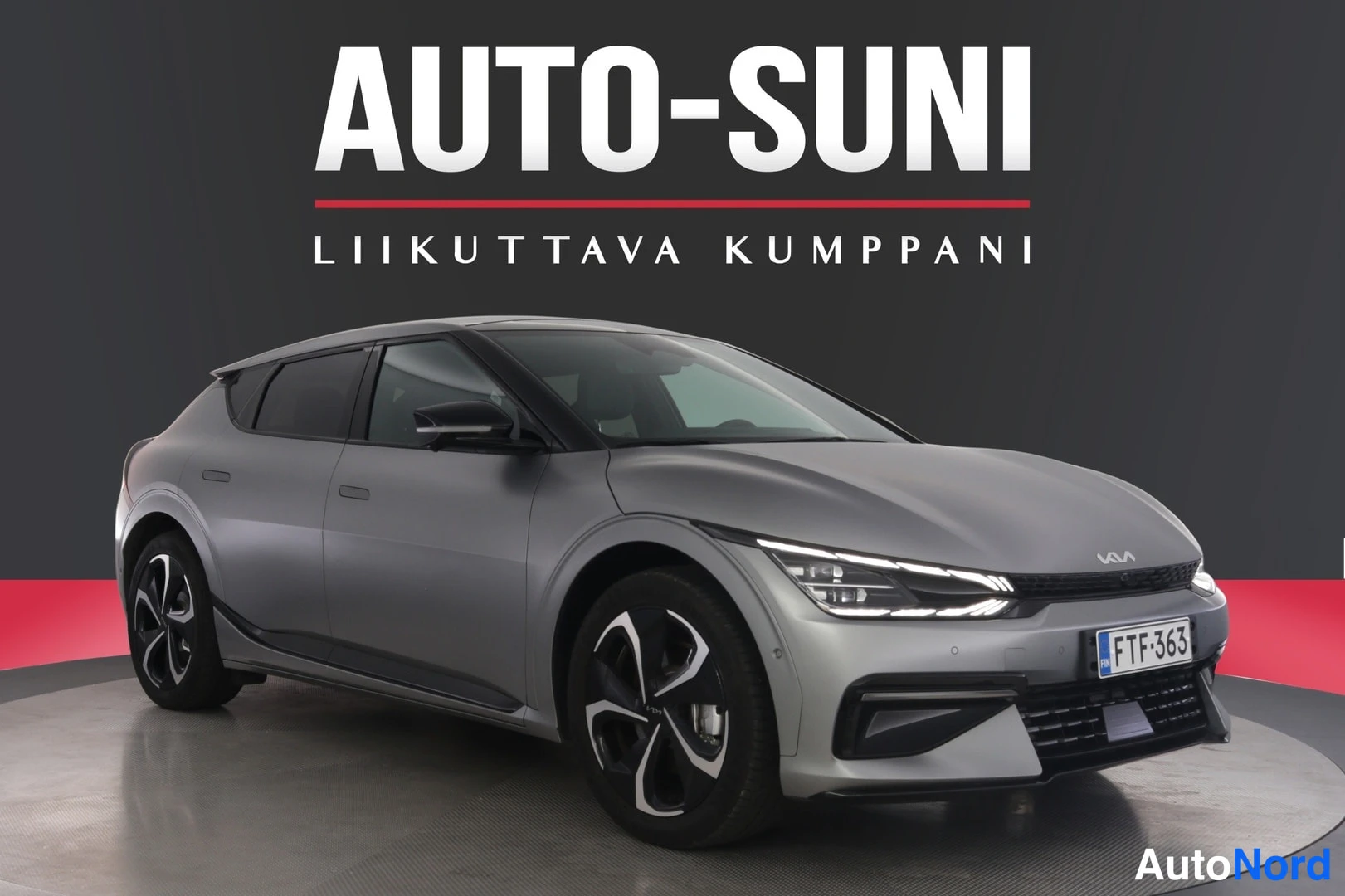 Hopea Kia EV6 2022, etuviisto, keula oikealle, kuva 3