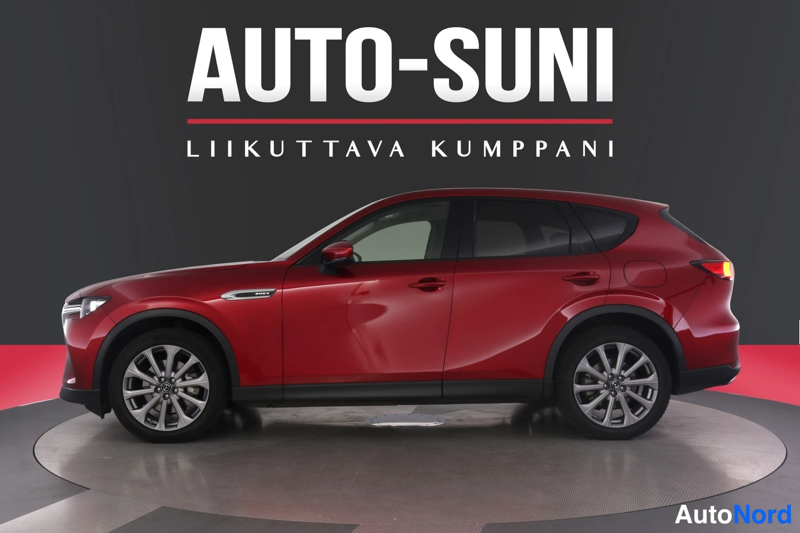 Punainen Mazda CX-60 2022, takaviisto, kuva 7