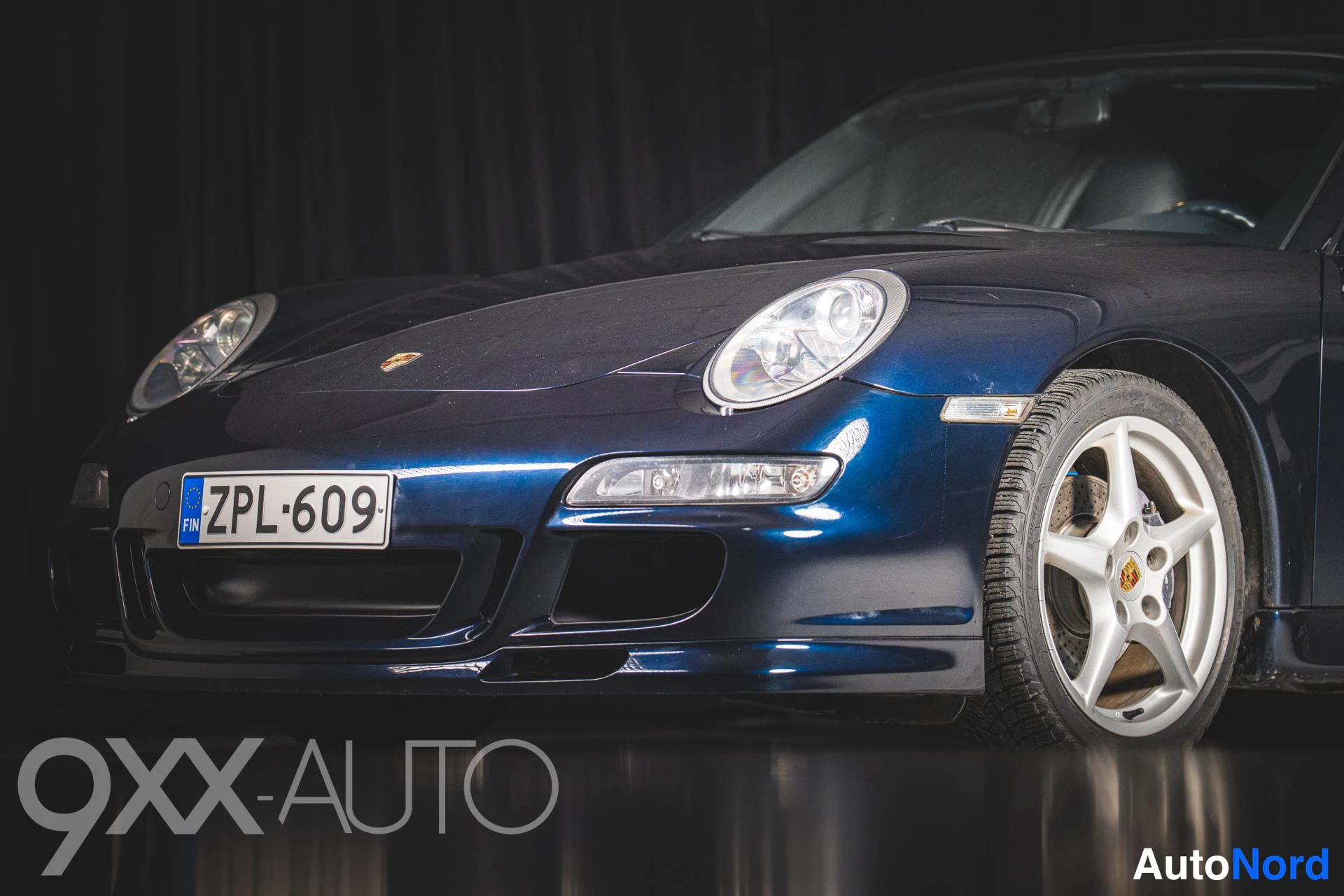 Sininen Porsche 911 2007, ulkokuva 10