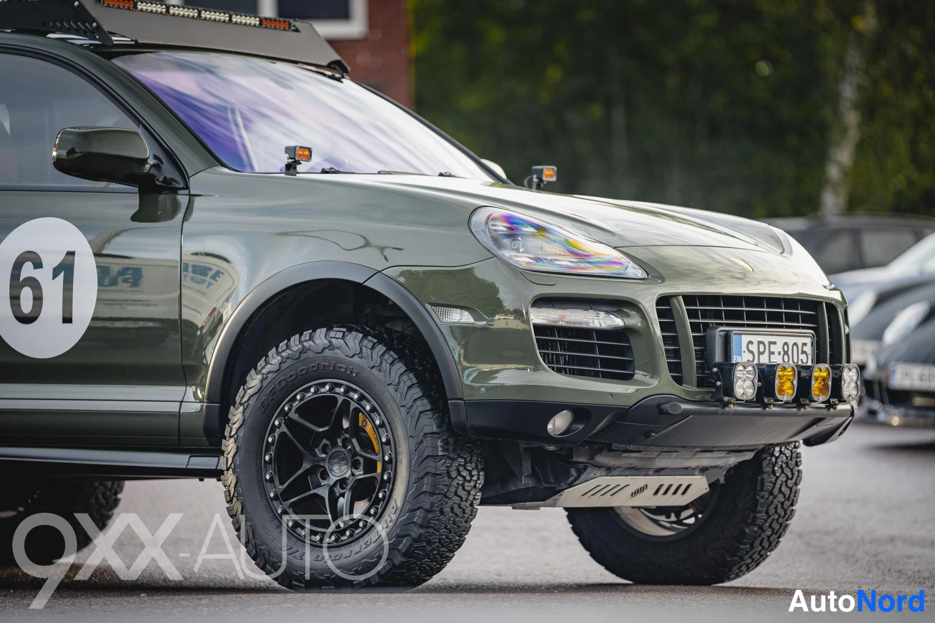 Vihreä Porsche Cayenne 2008, kuva 5