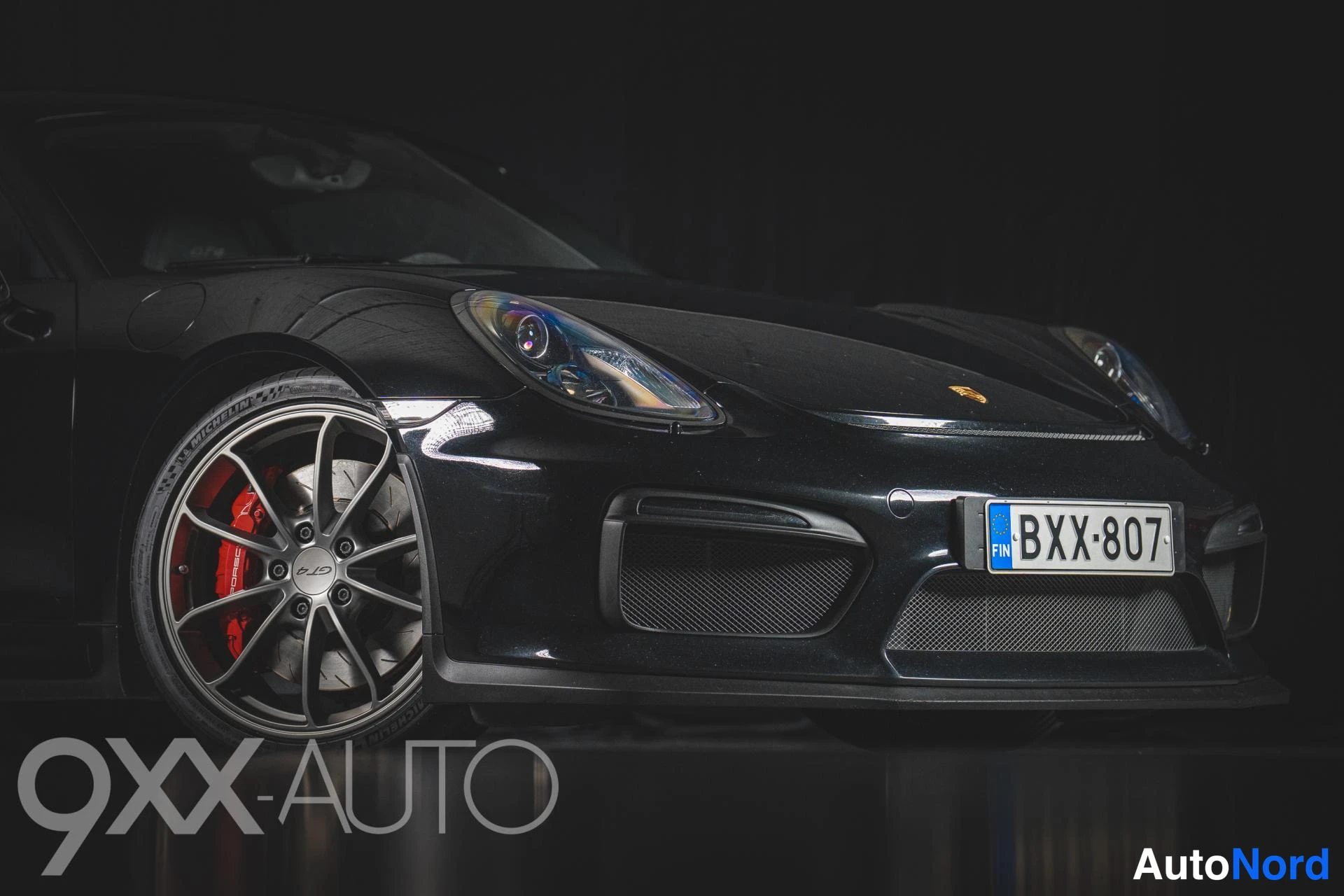 Musta Porsche Cayman 2016, ulkokuva 14