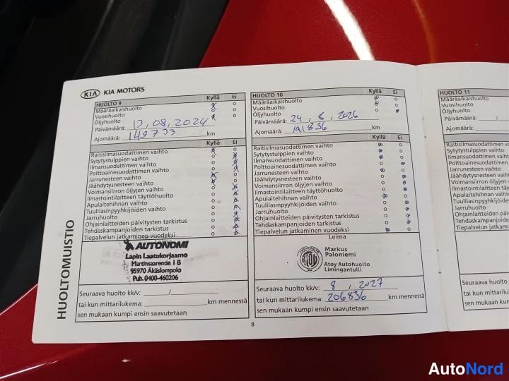 Punainen KIA cee'd 2017, asiakirja, kuva 19