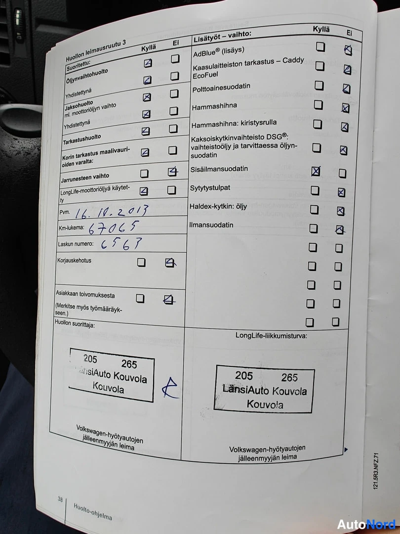 Hopea Volkswagen Crafter 2011, asiakirja, kuva 28