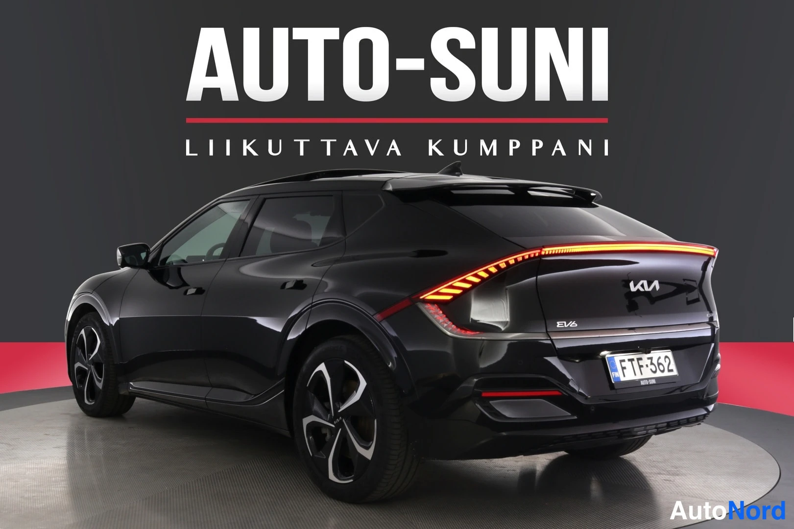 Musta Kia EV6 2024, takaviisto, kuva 5