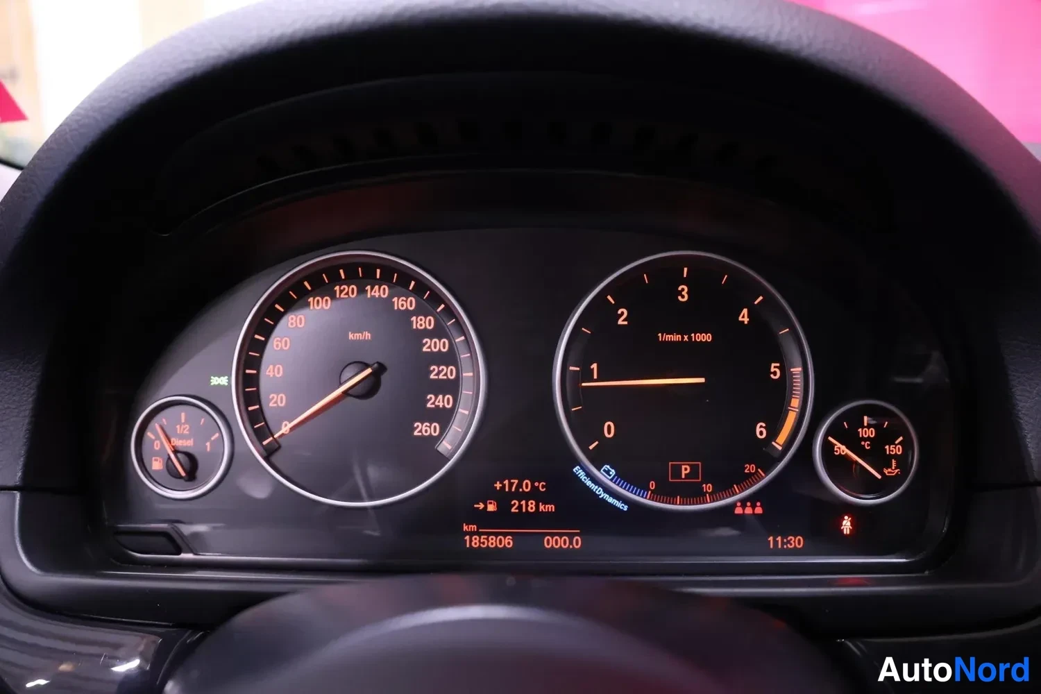 Harmaa BMW 520d xDrive 2017, yksityiskohta, kuva 11