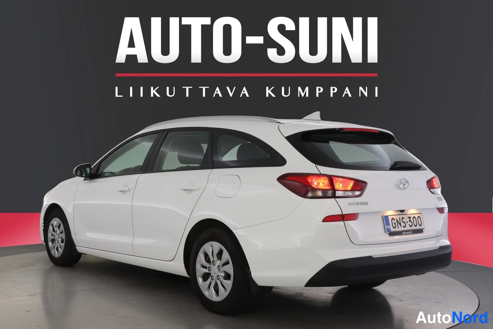 Valkoinen Hyundai i30 2019, takaviisto, kuva 5